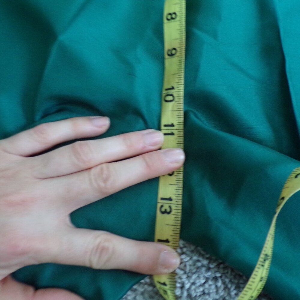 Brioni green silk wide leg pants 48 - Picture 9 of 10